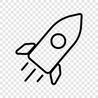 space, satellites, launcher, payload icon svg