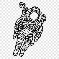 space, exploration, science, technology icon svg