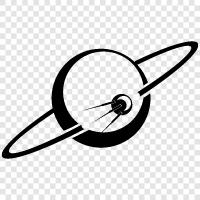 space, satellite, astronomy, planets icon svg