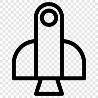 space, launch, space shuttle, space program icon svg