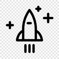 space, astronomy, science, launch icon svg