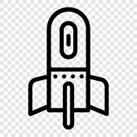 space, launch, space shuttle, astronomy icon svg