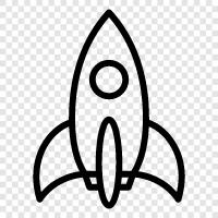 space, launch, satellite, astronomy icon svg