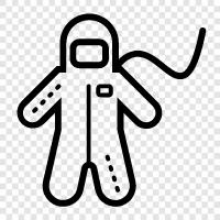 space, orbit, spacecraft, human icon svg