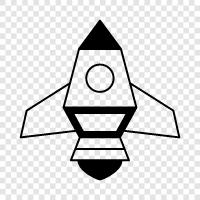 space, exploration, astronomy, manned icon svg