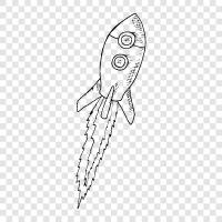 space, launching, space shuttle, NASA icon svg