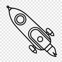 space, launch, satellites, space shuttle icon svg