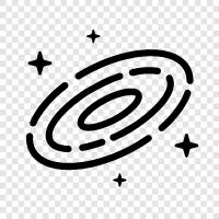 space, universe, galaxies, stars icon svg