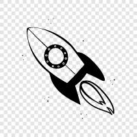 space, launch, spacecraft, space shuttle icon svg