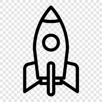 space, satellite, launch, space shuttle icon svg