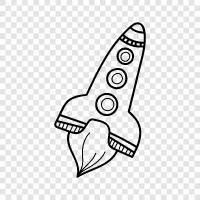space, rockets, space shuttle, NASA icon svg