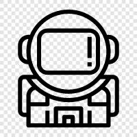 space suit design, space suit materials, space suit technology, space suit construction icon svg