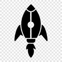 space technology, transportation, satellite, launch icon svg