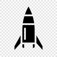 space, astronomy, technology, launch icon svg