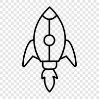 space, astronomy, launch, satellite icon svg