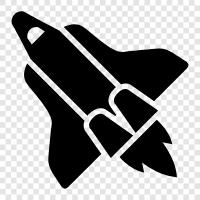 spacecraft, space, astronomy, outer space icon svg