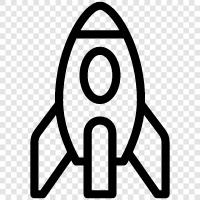 spacecraft, space, astronomy, physics icon svg