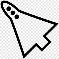 spacecraft, rocket, astronomy, space exploration icon svg