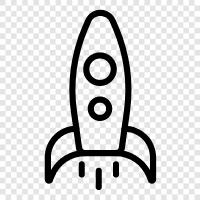 spacecraft, space, interplanetary, exploration icon svg