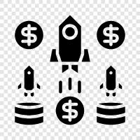 spaceship, launch, space, astronomy icon svg