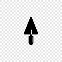 spade, shovel, trench, excavation icon svg