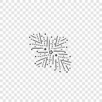 sparklers, rockets, Roman candles, Catherine wheels icon svg