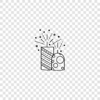 sparklers, fountains, Fourth of July, Independence icon svg