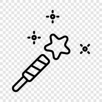 sparklers, Roman candles, mortars and pestles, black powder icon svg