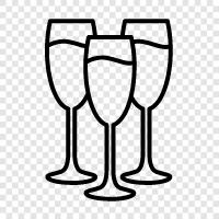 sparkling wine, sparkling wine wine, bubbly, fizzy icon svg