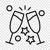 sparkling wine, bubbly, white wine, sparkling icon svg