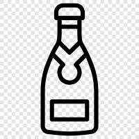 sparkling wine, sparkling grape, sparkling wine production, sparkling wine brands icon svg