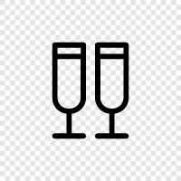 sparkling wine, sparkling grape juice, sparkling apple juice, sparkling pineapple juice icon svg