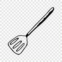 spatula, silverware, kitchen utensils, cooking icon svg