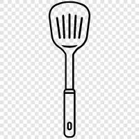 spatula, cooking spoons, kitchen utensils icon svg