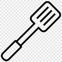 spatula, spatulas, cookware, kitchen icon svg