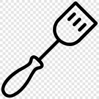 spatulas, kitchen, cooking, baking icon svg