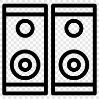 speaker, sound, sound system, audio icon svg