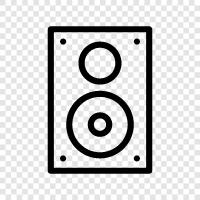 speaker, sound, audio, music icon svg