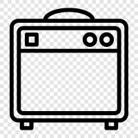 speaker, audio, amplifier icon svg