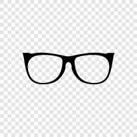 spectacles, eyeglasses, sunglasses, corrective lenses icon svg