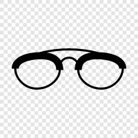 spectacles, eyeglasses, prescription eyeglasses, Glasses icon svg