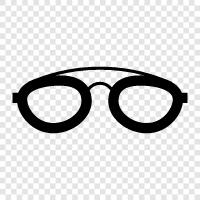 spectacles, frames, eyeglasses, lenses icon svg