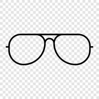 spectacles, frames, eyeglasses, prescription glasses icon svg