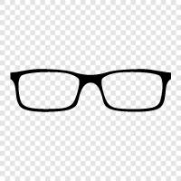 spectacles, eyeglasses, prescription glasses, sunglasses icon svg