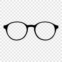 spectacles, eyeglasses, prescription glasses, eyewear icon svg