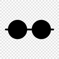 spectacles, eyeglasses, frames, lenses icon svg