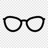 spectacles, eyeglasses, prescription glasses, frames icon svg