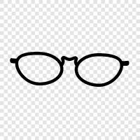 spectacles, specs, eyeglasses, Glasses icon svg