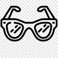 spectacles, contact lenses, eyeglasses, prescription glasses icon svg