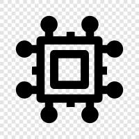 Speed, Processor, Processor cores, Processor types icon svg